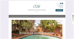 Desktop Screenshot of carringtonguesthouse.co.za